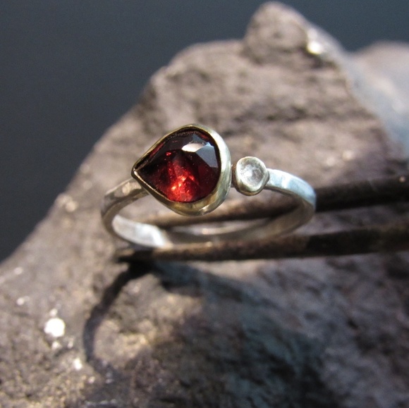 Anat perez Jewelry - 14k solid yellow gold and sterling silver ring.